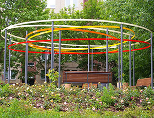 Ellipsenpergola, Stahl - Ulrike Kühn Aussen Raum Ausstattung Ellipsenpergola, Stahl - Ulrike Kühn Aussen Raum Ausstattung