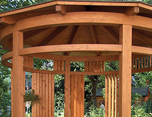 Runder Gartenpavillon aus Holz - Ulrike Kühn Aussen Raum Ausstattung Runder Gartenpavillon aus Holz - Ulrike Kühn Aussen Raum Ausstattung